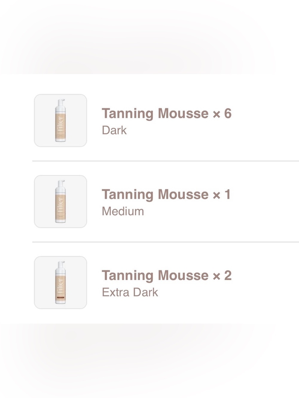 Filter by Molly-Mae Tanning Mousse
